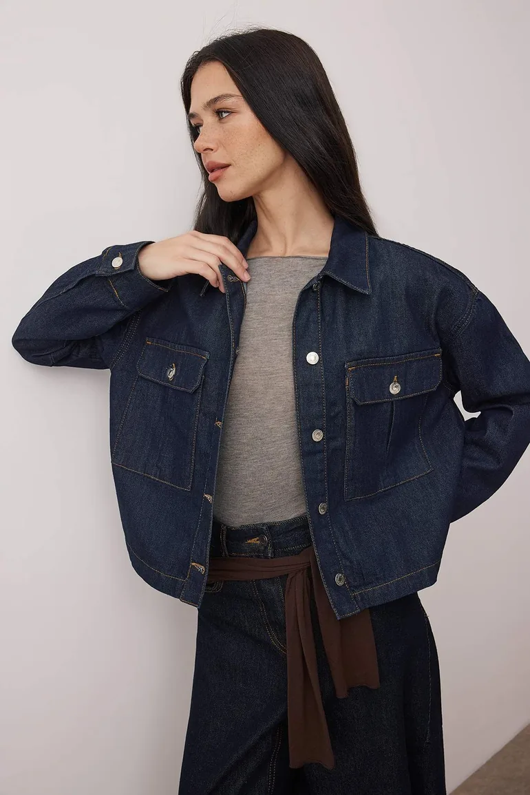 Dark blue jacket - 1