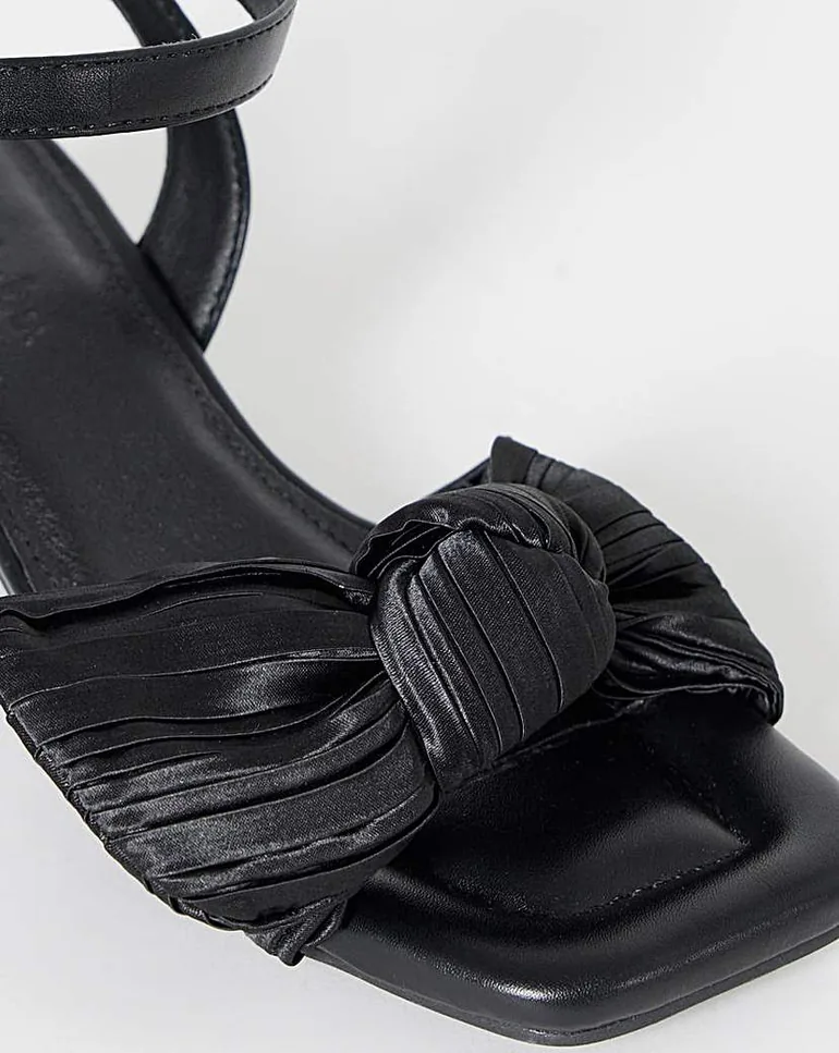 Side Bow Heels Extra Wide Fit - 1