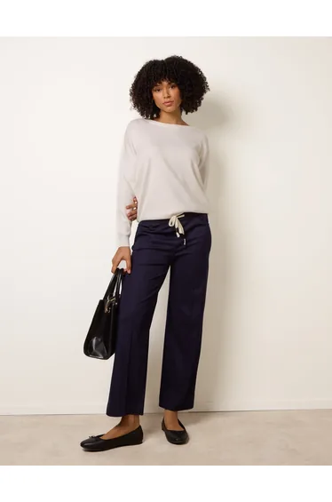 Seam Detail Wide Leg Pants