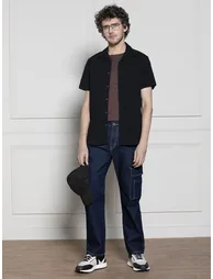 Relaxed Fit Cargo Jeans