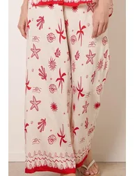 Co-Ord Set With Marine-Inspired Print