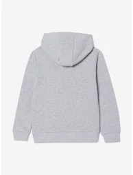 Lacoste Boys Core Fleece Full Zip Hoodie in Grey - 1