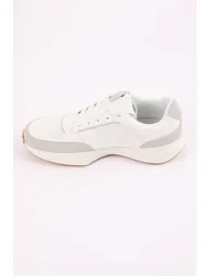 Low Top Lace Up Sneakers - 1