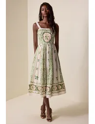 Raphaëlle Floral Midi Dress