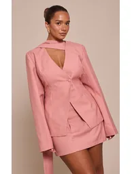 Shape BLUSH Tailored Mini Skirt