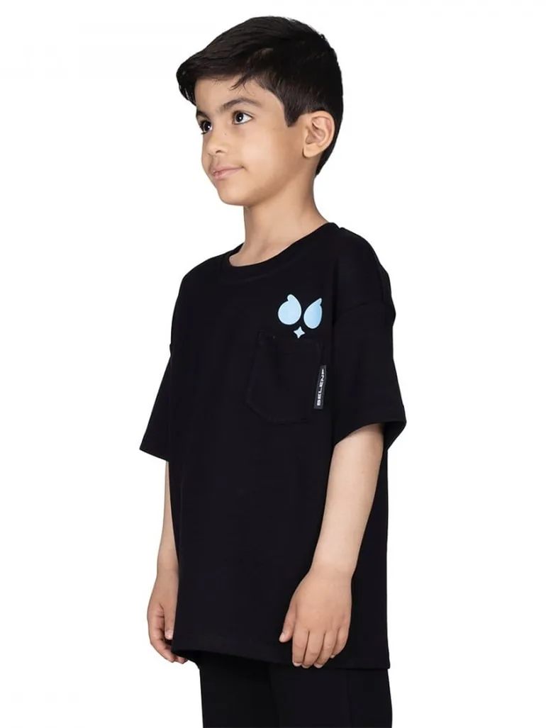 Boys Logo Print Oversized T-Shirt - 1