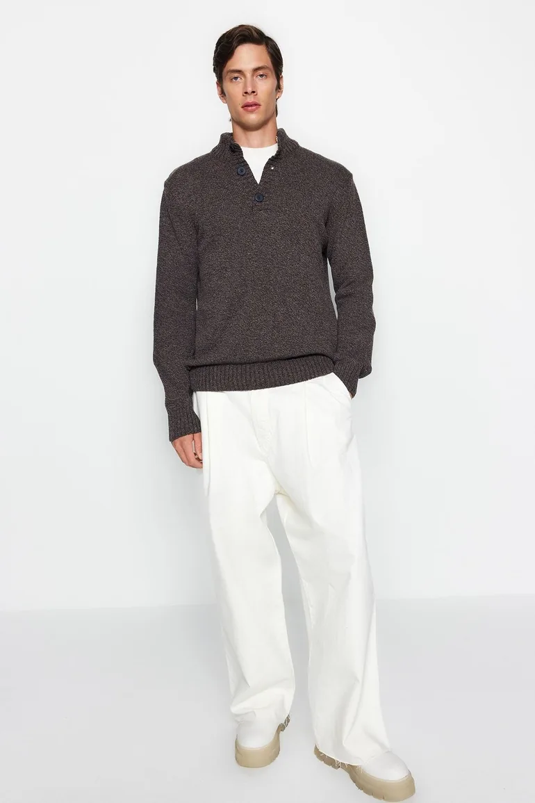 Sweater - Brown - Regular fit