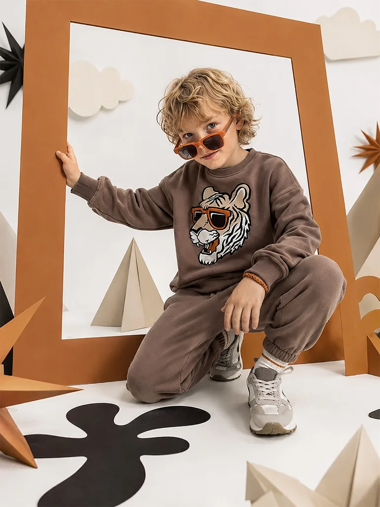 Tiger Boy Tracksuit Set - 1