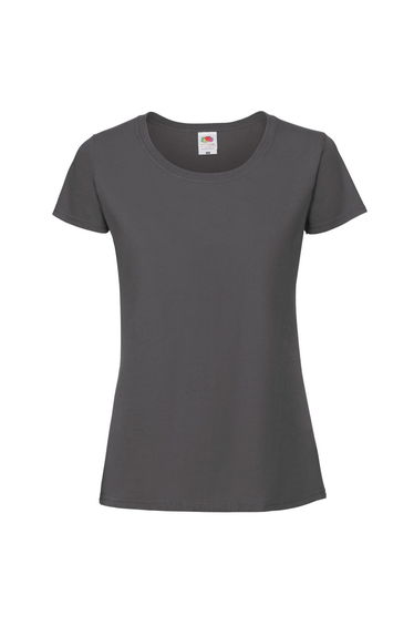 Fruit Of The Loom Womens/Ladies Ringspun Premium T-Shirt - Pencil Grey