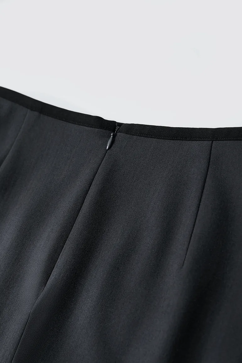Day Buckle Overlay Skirt - 8