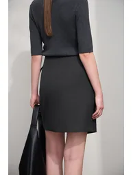 Day Buckle Overlay Skirt - 2