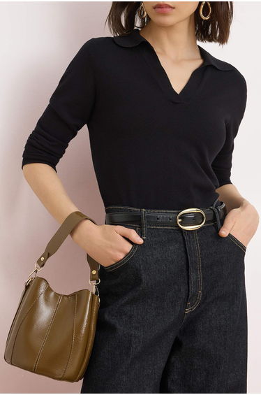 Oil Green Mini Size Women's Shoulder Bag product thumbnail 3