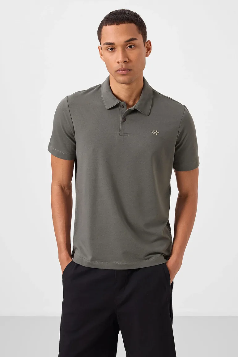 TOMMY Men's Cotton-Blend Polo T-Shirt