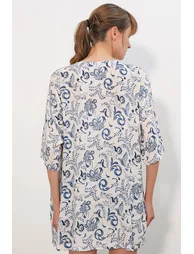 BDART Long Printed Viscose Kimono - 4