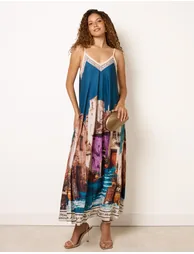 Satin Cami Dress - 1