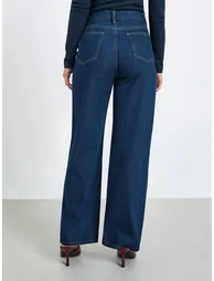 Women High Rise Wide Leg Jeans - 3