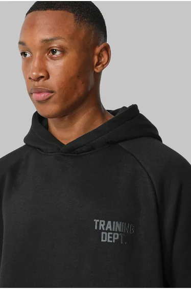 Training Dept Boxy Hoodie - black