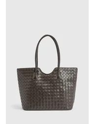 حقيبة كتف بوهو باللون البني - 1