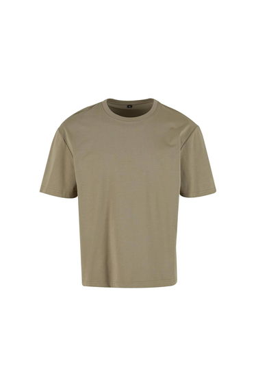 Build Your Brand Mens Sorona Loose Fit T-Shirt - Pale Olive