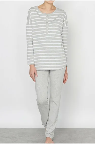 Cotton Maternity/Nursing Pyjamas, Length 30.5''