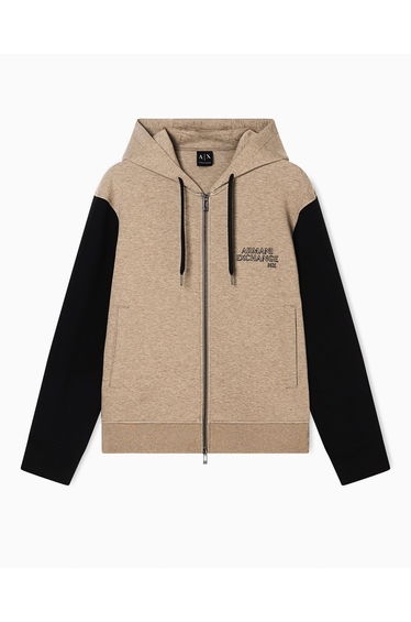 Contrast Sleeve Hoodie