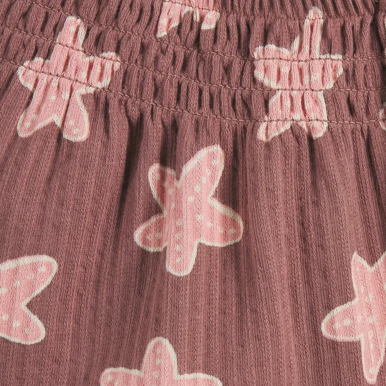 Pack of 2 Outfits, 2 Blouse-Style T-Shirts/Shorts To Mix 'n' Match - 2