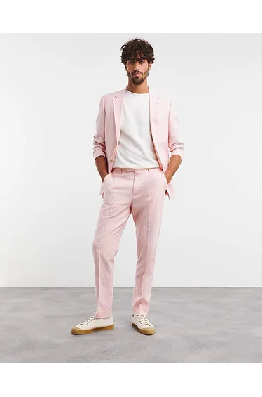 Linen Blend Regular Fit Blazer