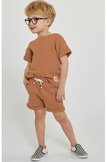 Cotton Short Sleeve T-Shirt/Shorts Outfit