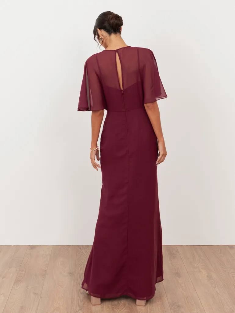 maya red dress Maya Red Long Sleeve Embellished Maxi Dress Maya Deluxe