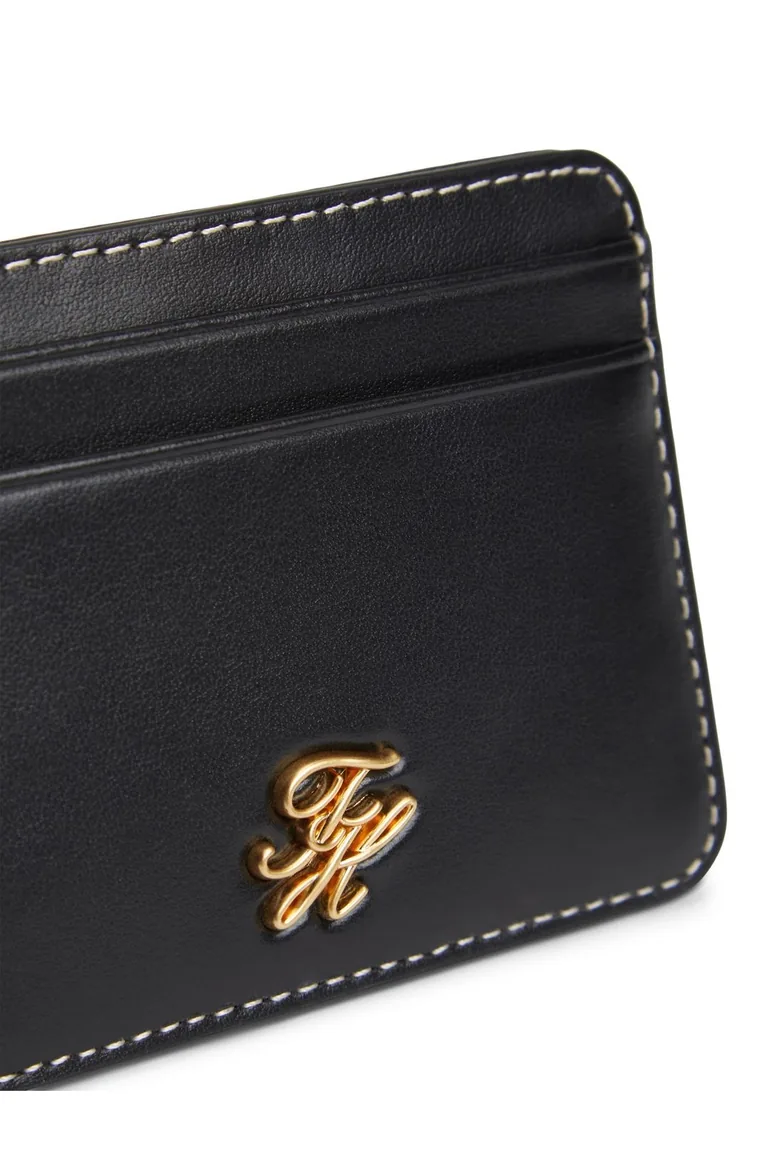 Script Leather Cc Holder Black - 2