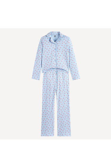Printed Pyjamas in Cotton Jersey