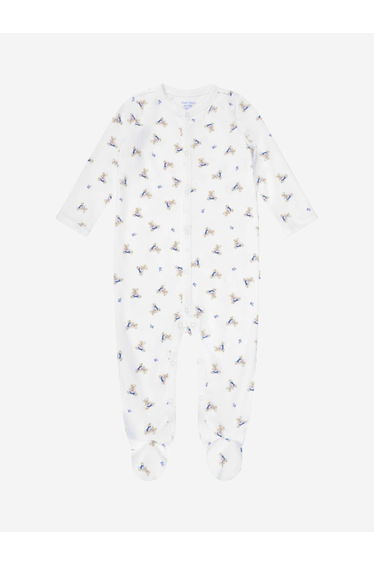 Baby Boys Bear Print Babygrow