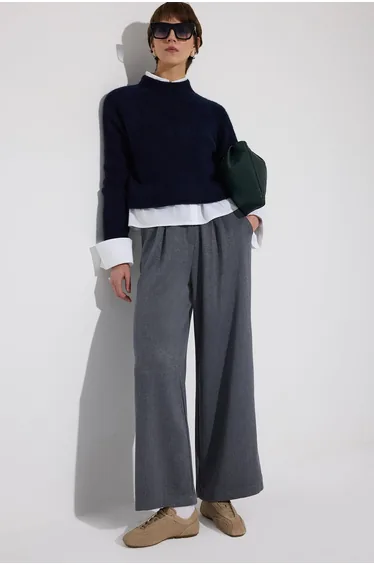 PLEATED POCKET PANTS