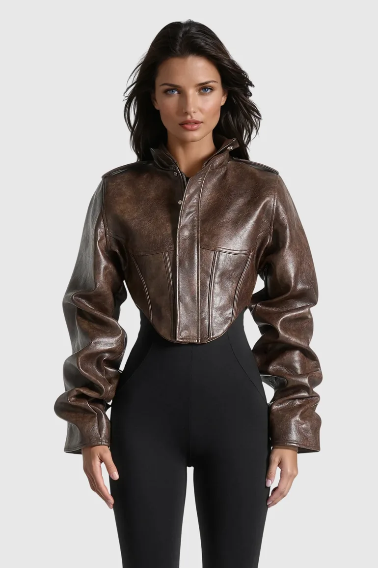 Davoud Corset Leather Jacket - 2