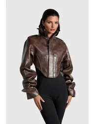 Davoud Corset Leather Jacket - 3