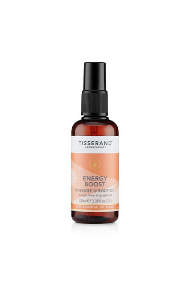 Tisserand Energy Boost Massage and Body Oil 100ml