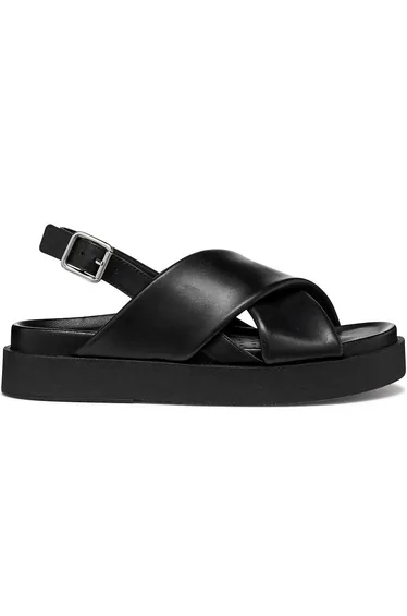 Adelash Thick Sole Leather Sandals