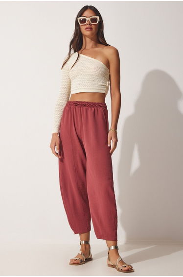 Pants - Pink - Carrot pants
