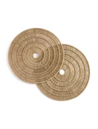 Set of 2 Manado Rattan Placemats - 2