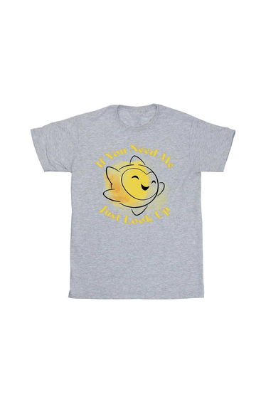 Wish Girls If You Need Me Just Look Up T-Shirt - Sport Grey