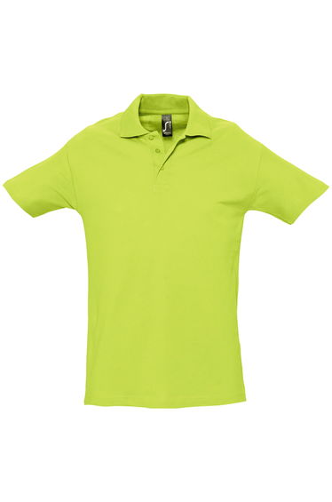 SOLS Mens Spring II Short Sleeve Heavyweight Polo Shirt - Apple Green