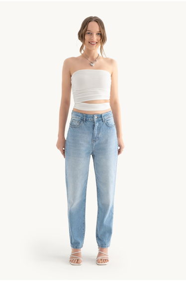 Strapless Cut Out Bandeau Top