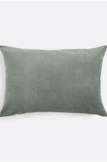 Velvet Rectangular 100% Cotton Velvet Cushion Cover