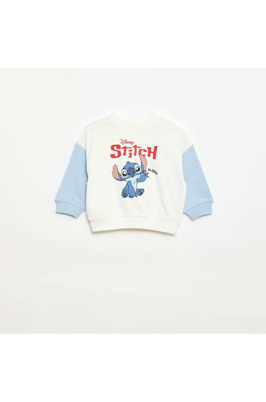 Two-Tone 'Disney' Sweatshirt BLUE