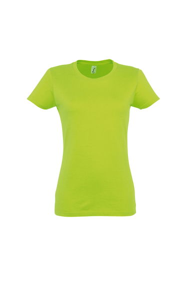 SOLS Womens/Ladies Imperial Heavy Short Sleeve T-Shirt - Apple Green