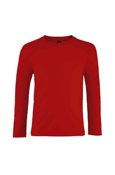 SOLS Childrens/Kids Imperial Long-Sleeved T-Shirt - Red