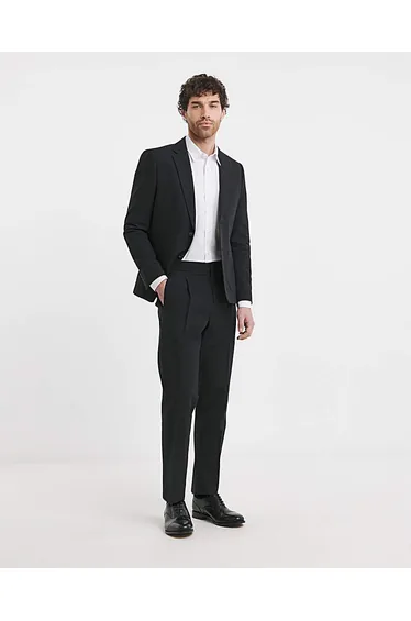 Linen Blend Elasticated Tapered Trouser