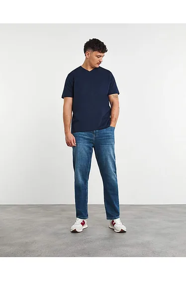 تيشرت 5 جاكامو قطن متعدد الألوان بياقة V