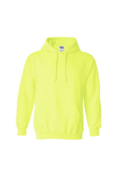 Gildan Heavy Blend Adult Unisex Hooded Sweatshirt / Hoodie - Safety Green