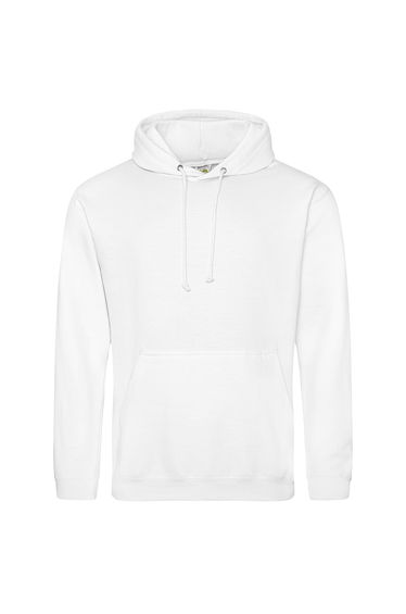 Awdis Unisex College Hooded Sweatshirt / Hoodie - Arctic White